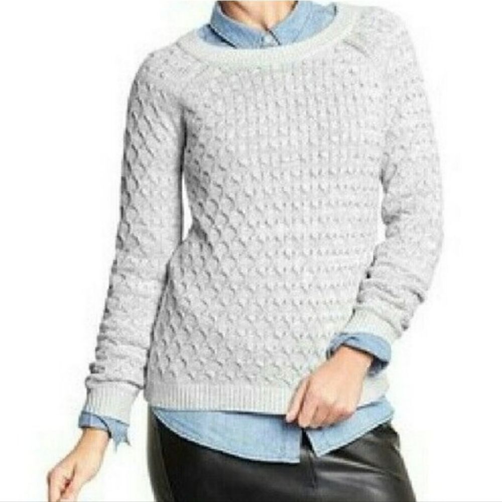 Old Navy Honeycomb Crew Neck Pullover Sweater
